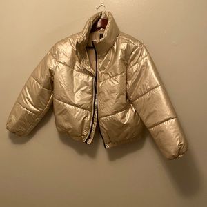 Gold Puffer jacket